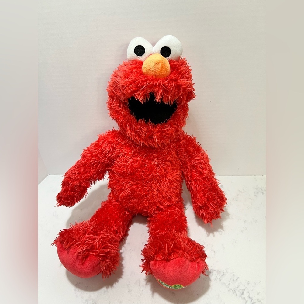 Build-A-Bear Red Furry Stuffed elmo